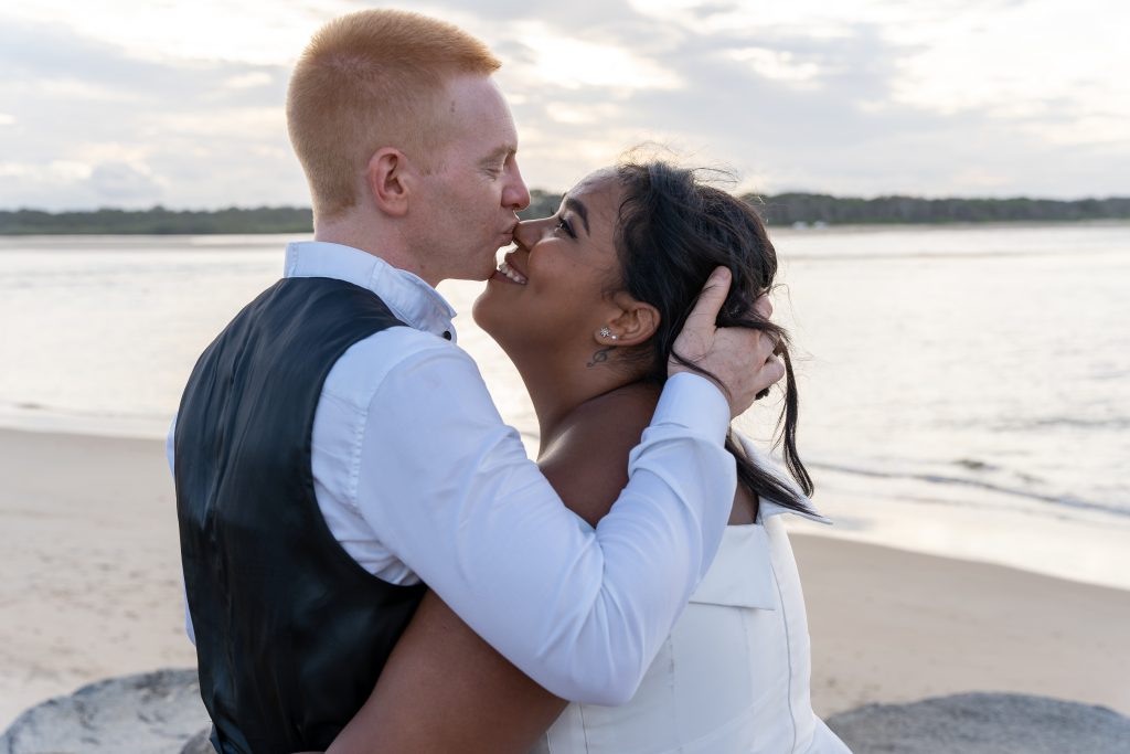 Natural wedding photography Brisbane candid moment